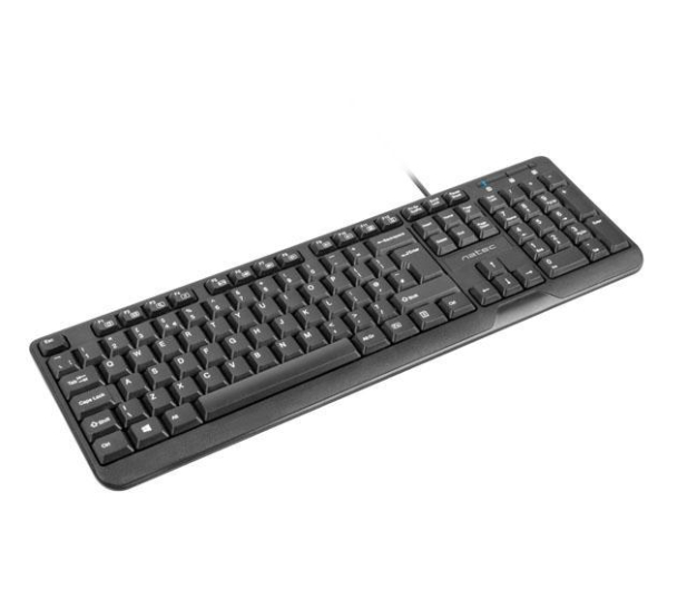 NATEC Trout Slim Black Us Layout - 1438048 - zdjęcie 2